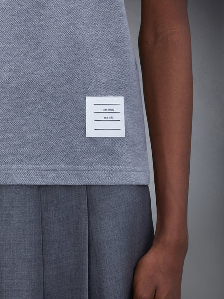 クラシック ピケ 2003 4バー ポロ ミディアム グレー