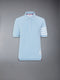 Classic Pique 4-Bar Short Sleeve Polo - LIGHT BLUE