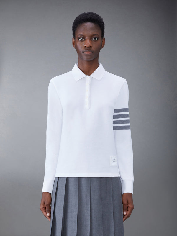 Classic Pique 2003 4-Bar Long Sleeve Polo - featured image