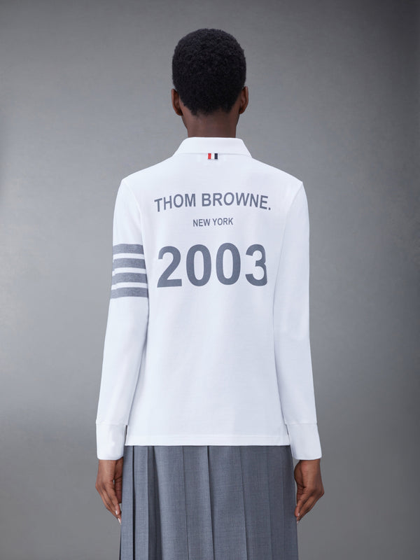 Classic Pique 2003 4-Bar Long Sleeve Polo - image 2