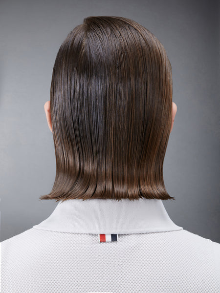 Fun-Mix Textured Cotton Tuck Sleeveless Polo TONAL GREY