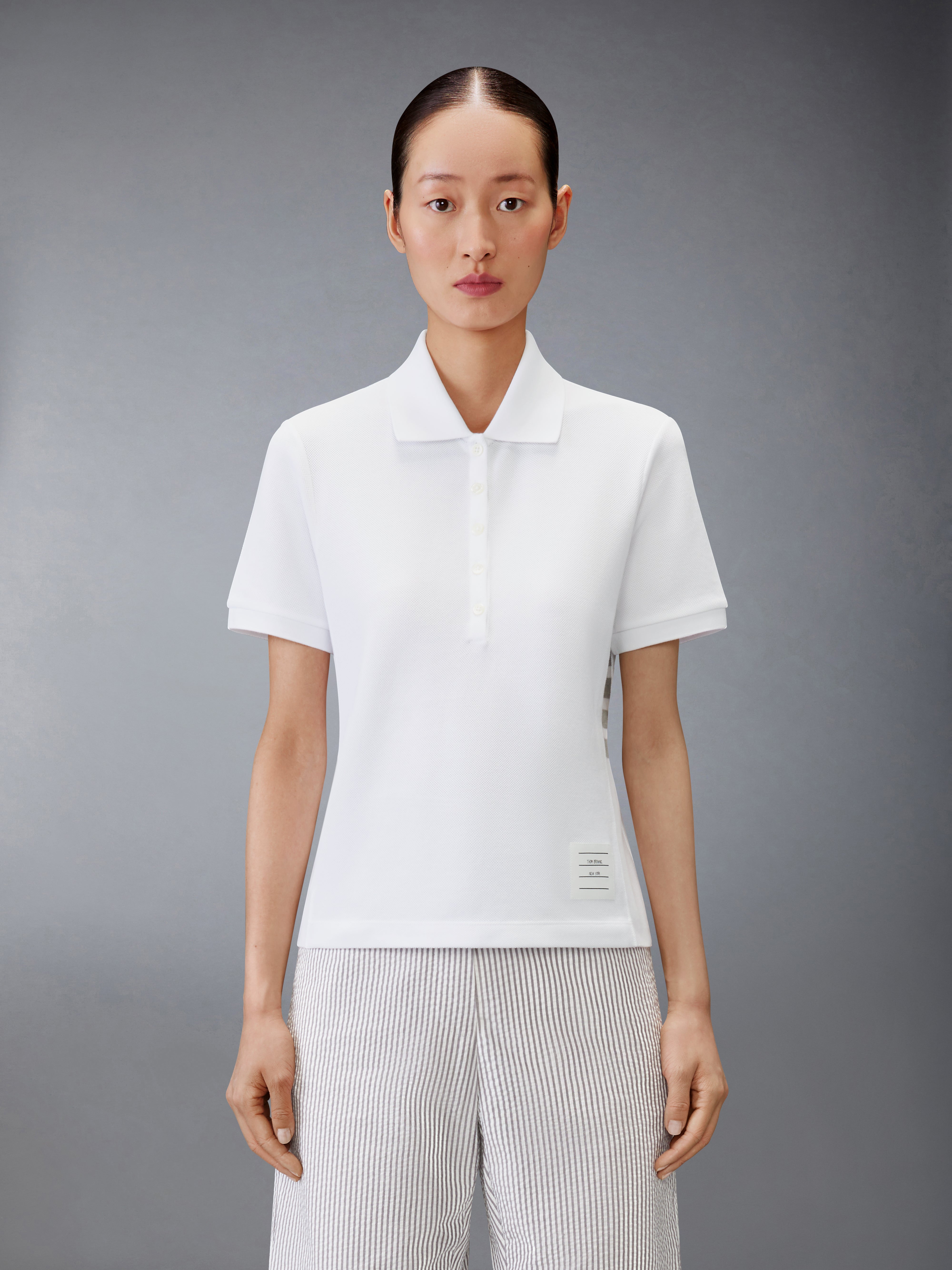 トムブラウン　ホワイト ポロシャツ サイズ2 トムブラウン THOM BROWNE ポロシャツ : KOMEHYO ONLINESTORE