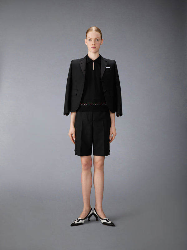 COTTON MILANO STARS & SNOWFLAKE EMBROIDERY POLO - image 3