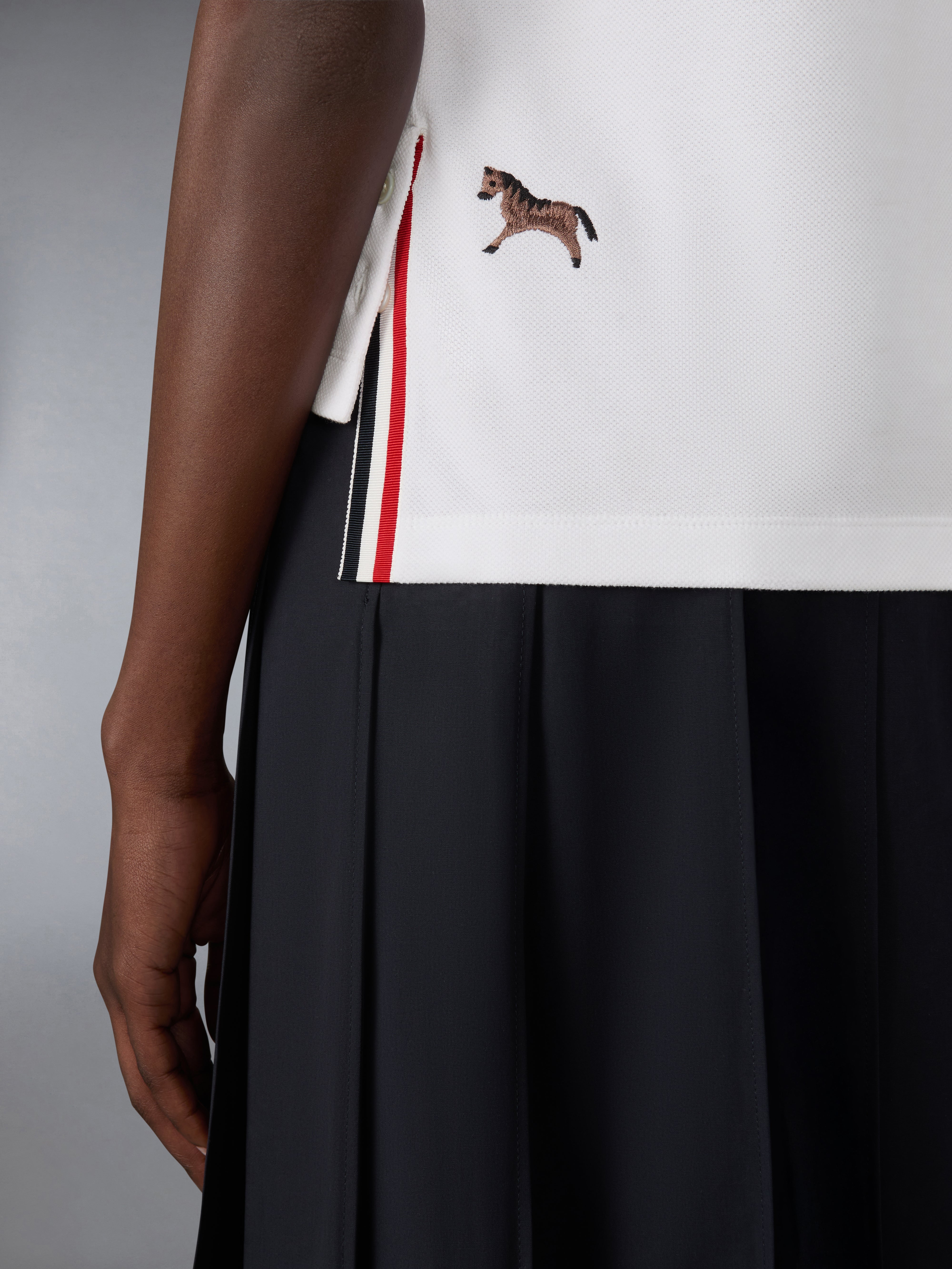 Lunar New Year Pique Horse Embroidery Polo