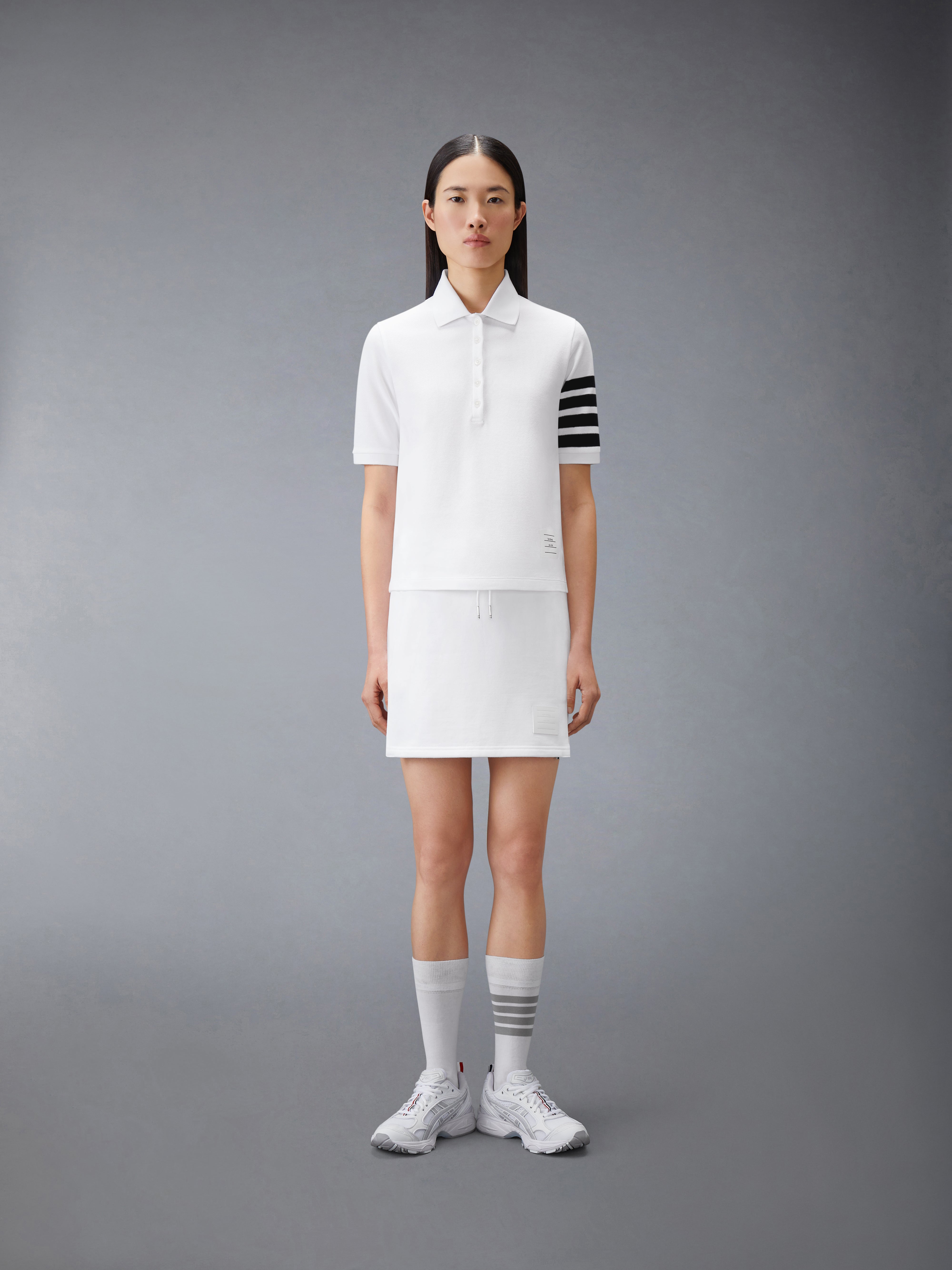 Pique 4-Bar Polo | Thom Browne