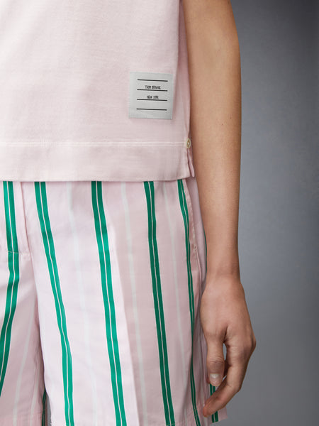 OVERDYED 4-BAR JERSEY POLO LT PINK