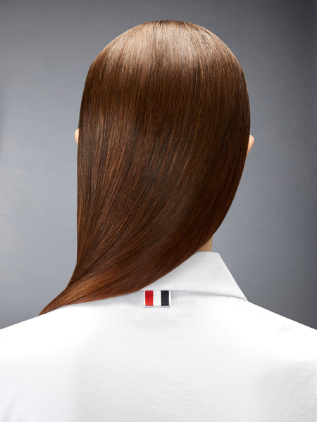 JERSEY EMBROIDERY SLEEVELESS POLO WHITE