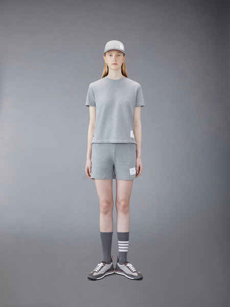 CLASSIC PIQUE STRIPE SHORTS LT GREY