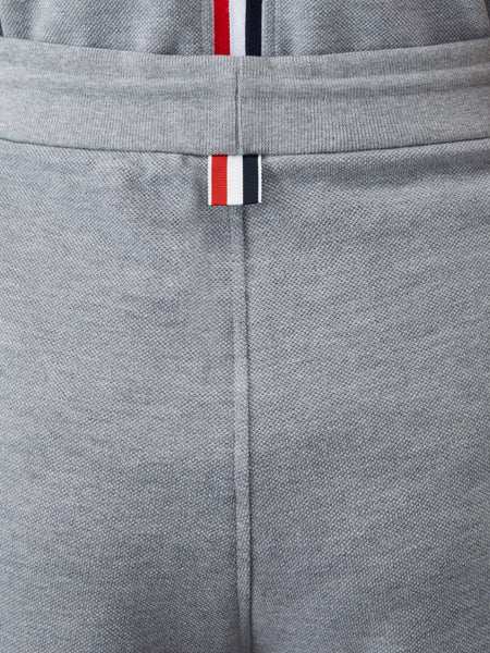 CLASSIC PIQUE STRIPE SHORTS LT GREY