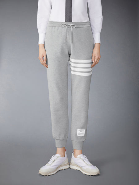 COTTON OTTOMAN RIB 4-BAR SWEATPANTS