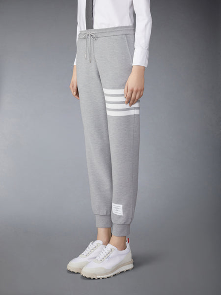 COTTON OTTOMAN RIB 4-BAR SWEATPANTS