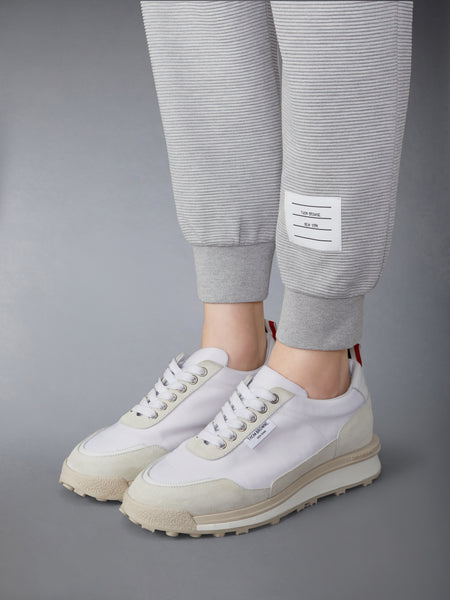 COTTON OTTOMAN RIB 4-BAR SWEATPANTS