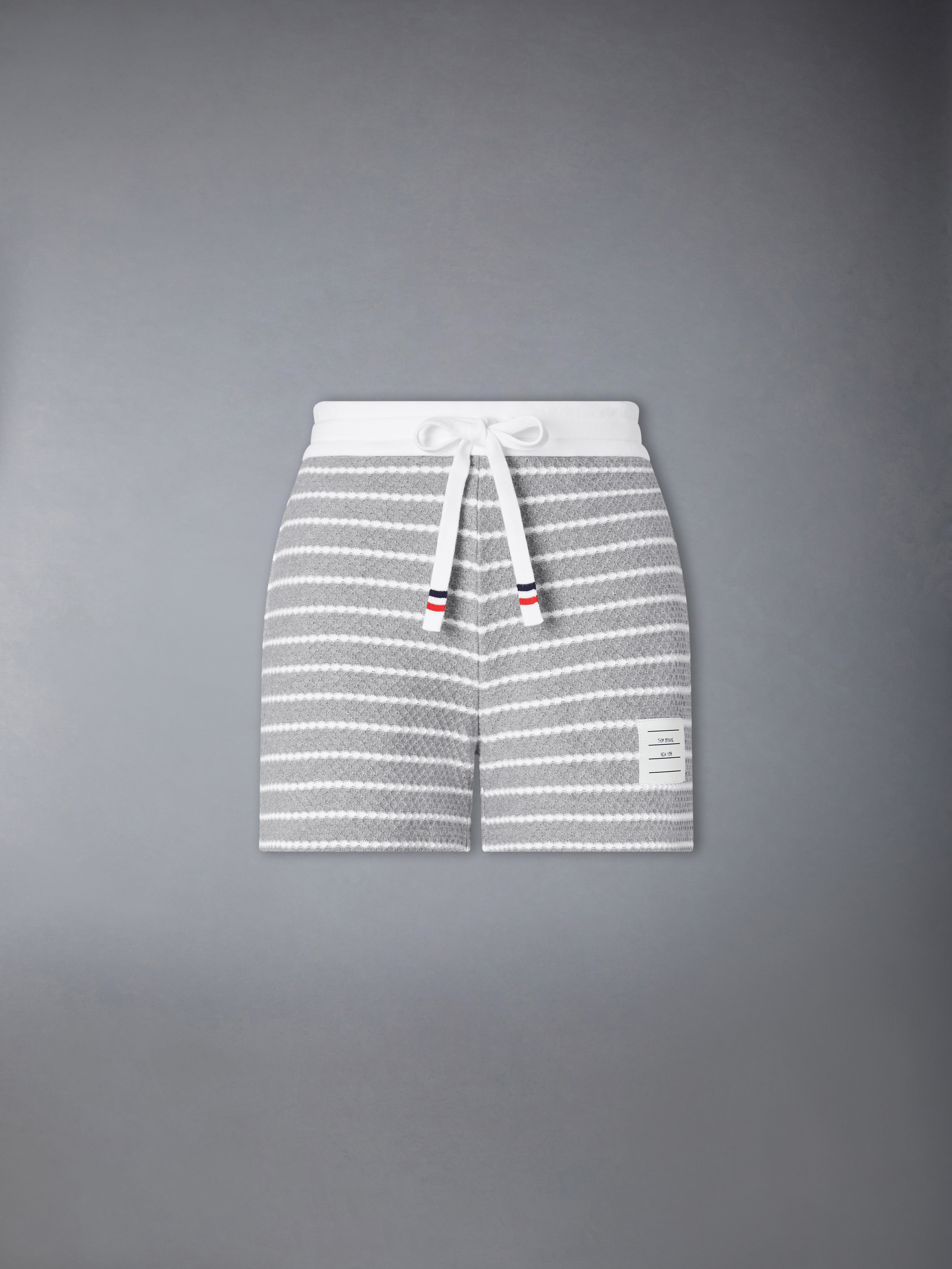 Striped Honeycomb Shorts | Thom Browne