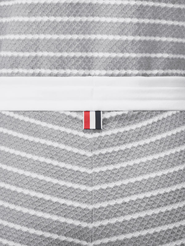STRIPED HONEYCOMB SHORTS - image 4