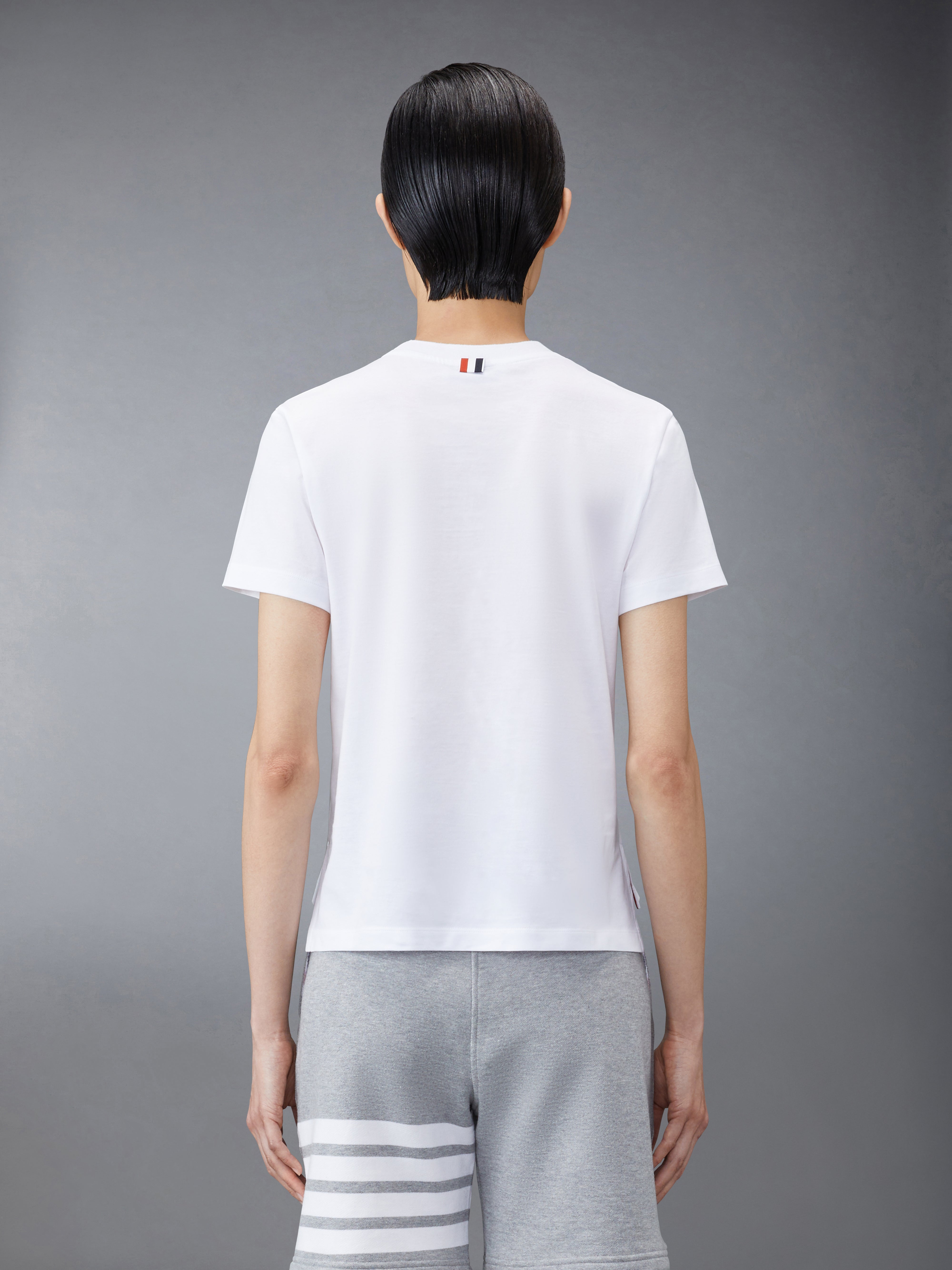★【THOM BROWNE】サイドスリット リラックスド 半袖 Tシャツ★ ジャージー リラックス サイドスリット Tシャツ | Thom Browne