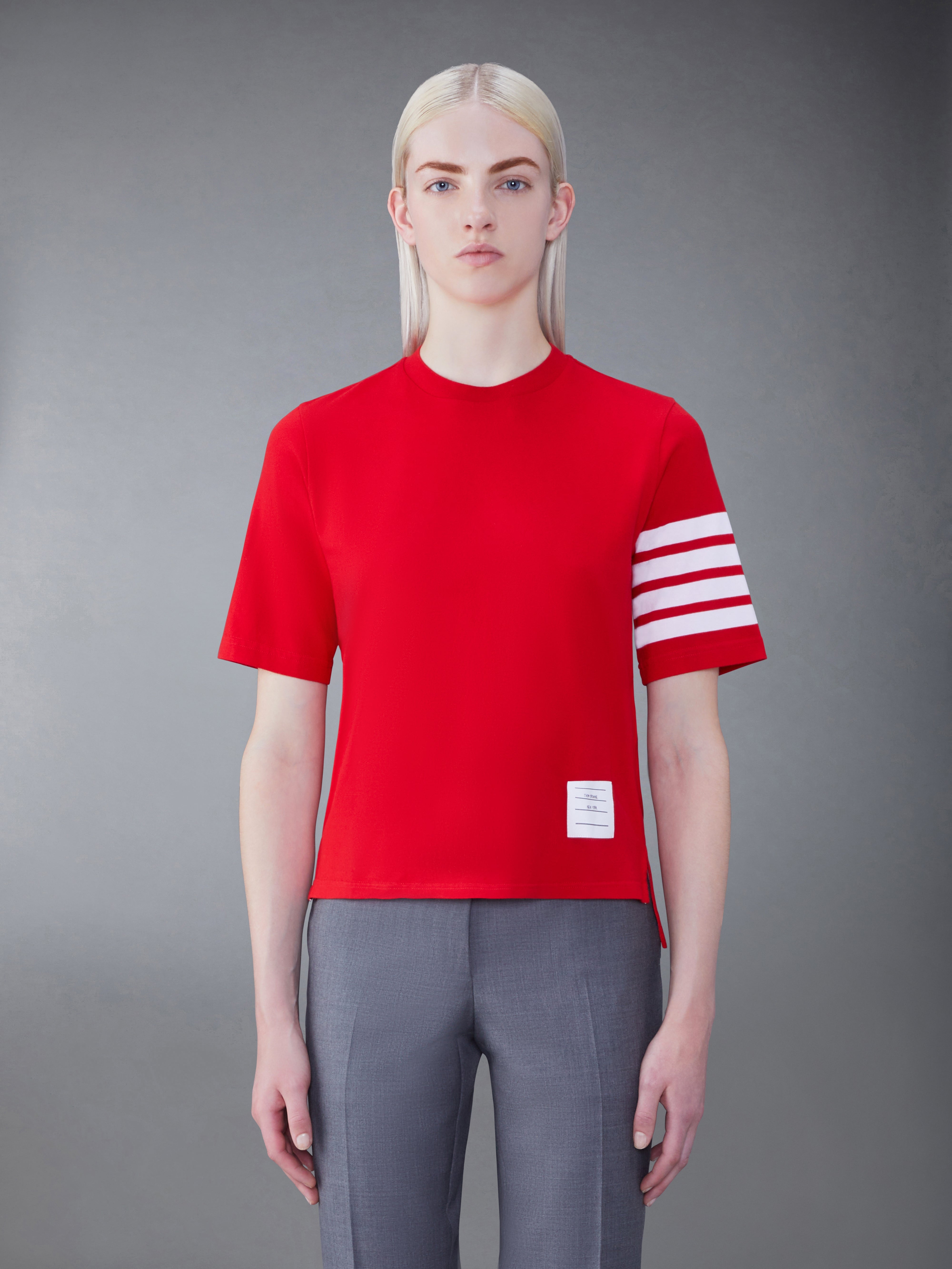 Jersey 2003 4 Bar Tee | Thom Browne Jersey 2003 4 Bar Tee | Thom Browne