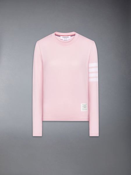 JERSEY 4-BAR LONGSLEEVE TEE LT PINK