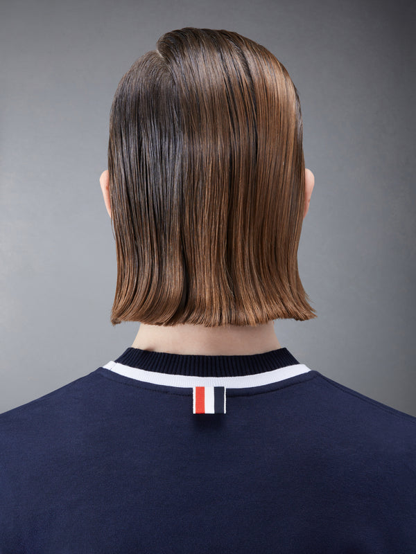 Milano Chenille Sailboat Patch Mock Neck Tee - image 4