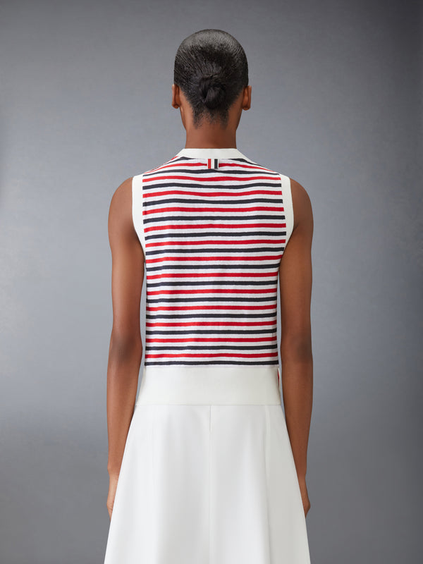 LINEN JERSEY SHELL TOP - image 2