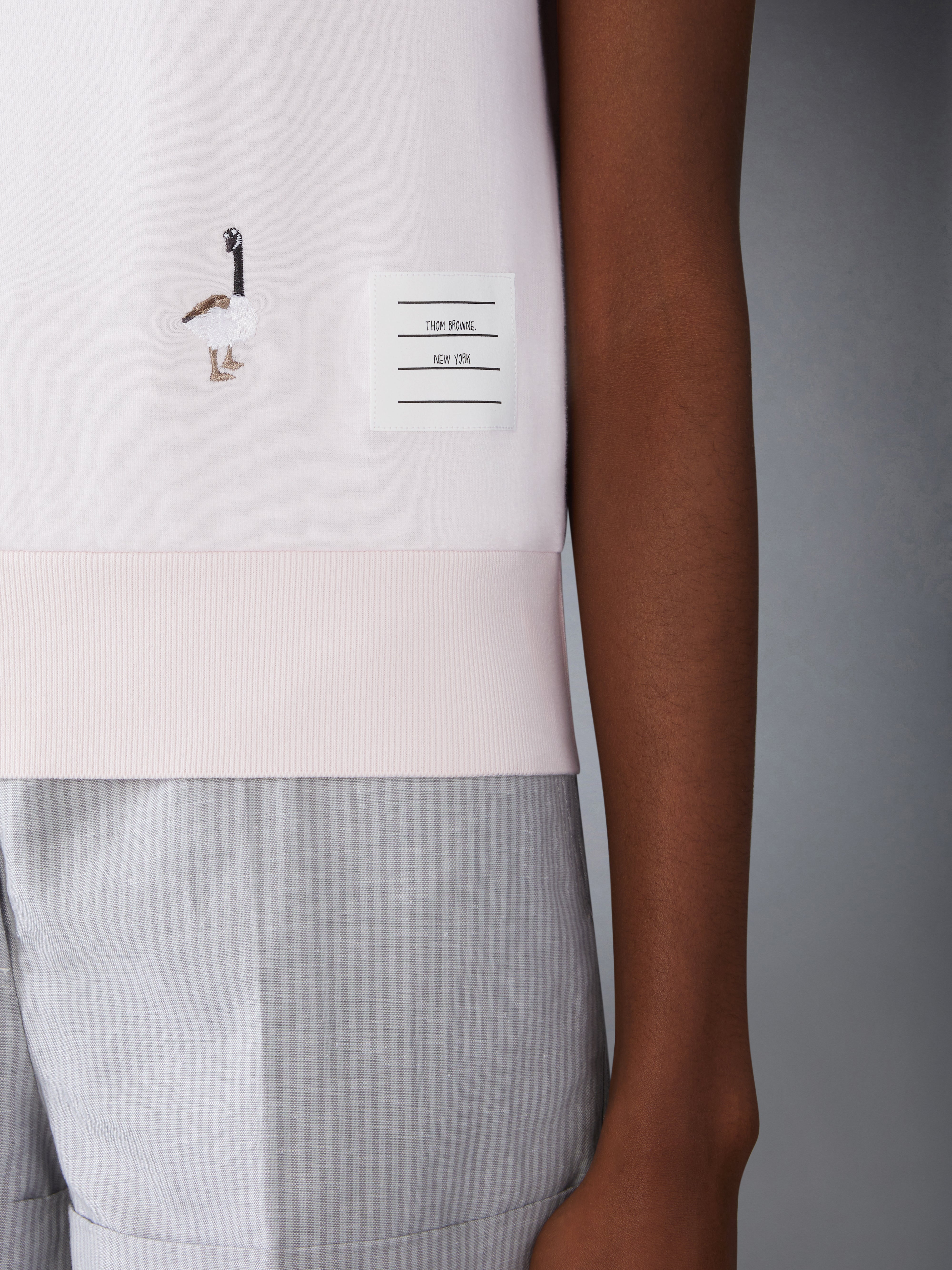 Cotton Milano Geese Tee | Thom Browne