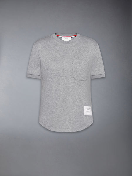 COTTON MILANO POCKET TEE LT GREY