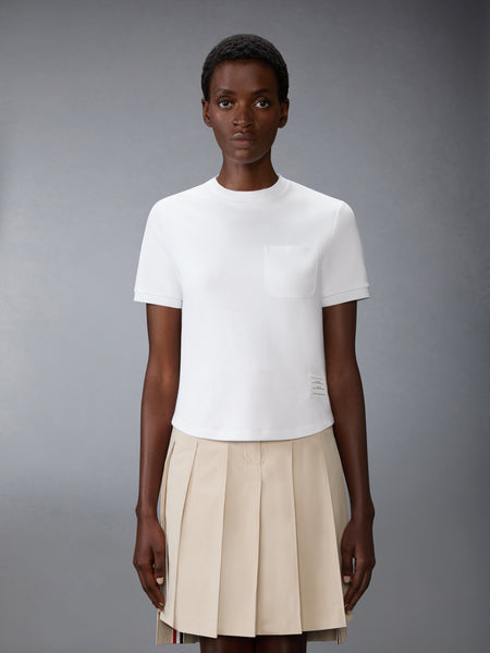 COTTON MILANO POCKET TEE WHITE