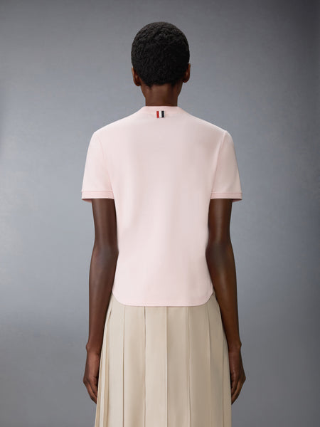 COTTON MILANO POCKET TEE LIGHT PINK