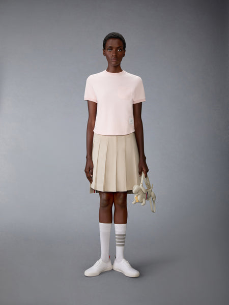 COTTON MILANO POCKET TEE LIGHT PINK