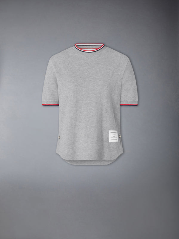 PIQUE RWB TIPPING TEE - featured image