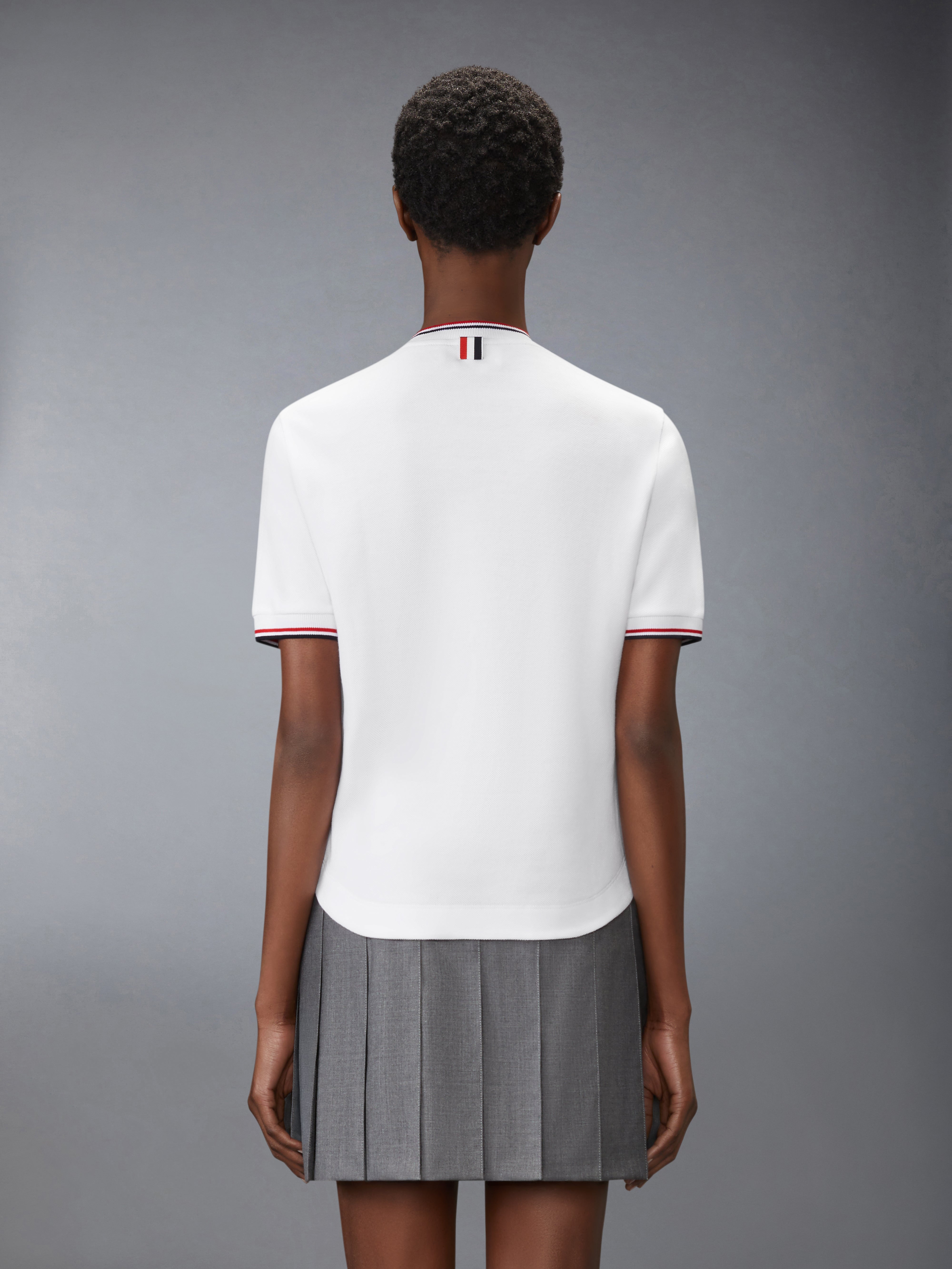 THOM BROWNE ホワイト ポロシャツ ウィメンズ Tシャツ＆ポロシャツ | Page 8 | Thom Browne