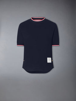 PIQUE RWB TIPPING TEE