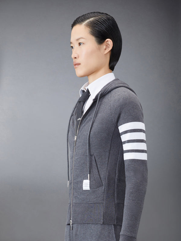 CLASSIC LOOPBACK 4-BAR FULL ZIP HOODIE - image 4