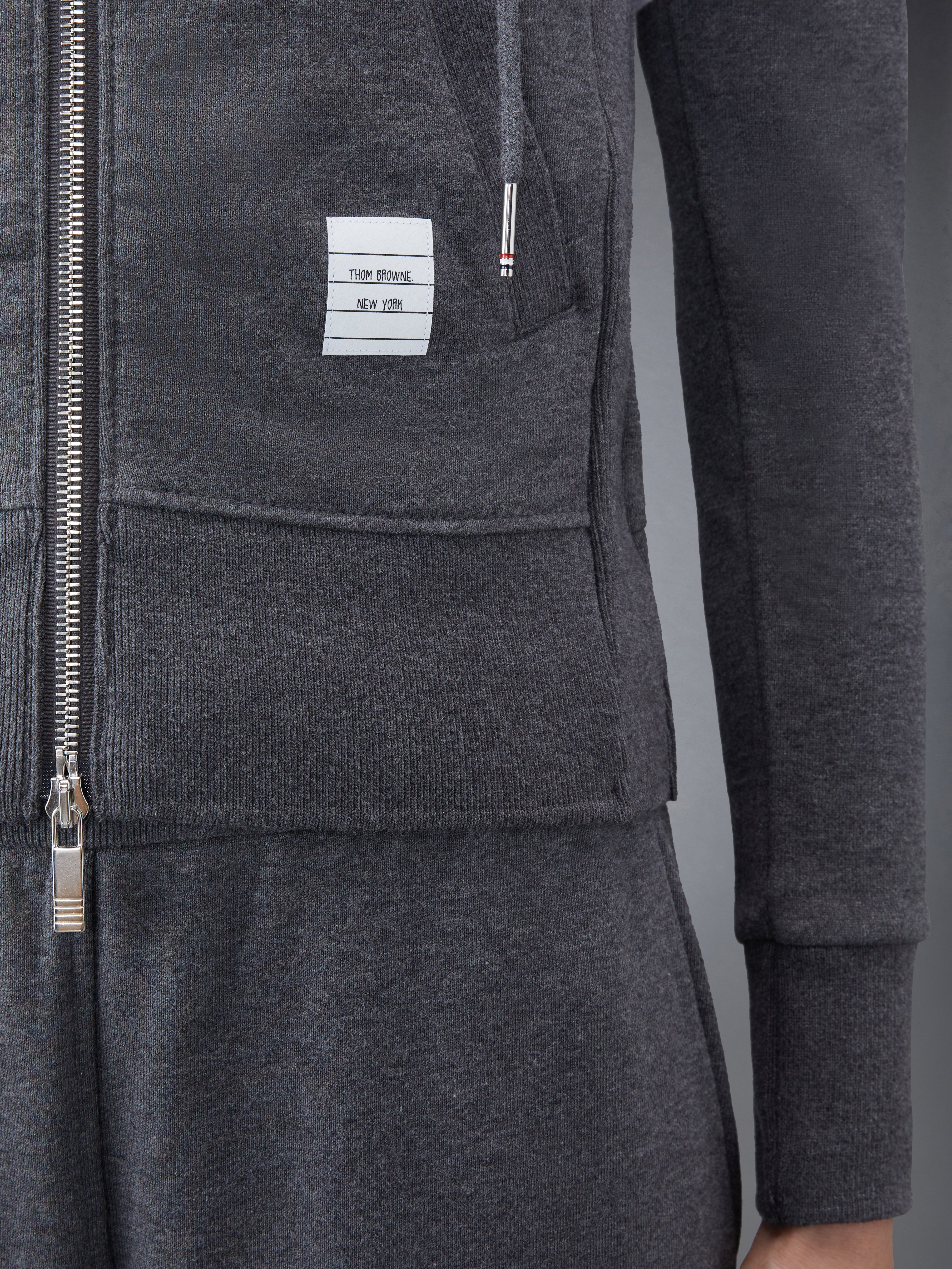 Classic Loopback 4 Bar Full Zip Hoodie | Thom Browne