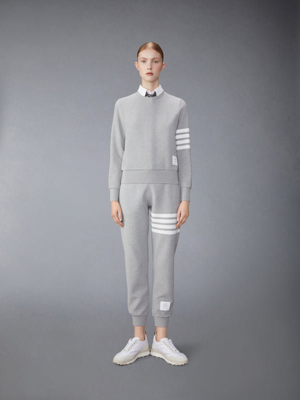 COTTON OTTOMAN RIB 4-BAR CREW NECK SWEATSHIRT - image 3