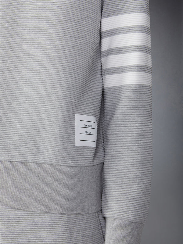 COTTON OTTOMAN RIB 4-BAR CREW NECK SWEATSHIRT - image 4