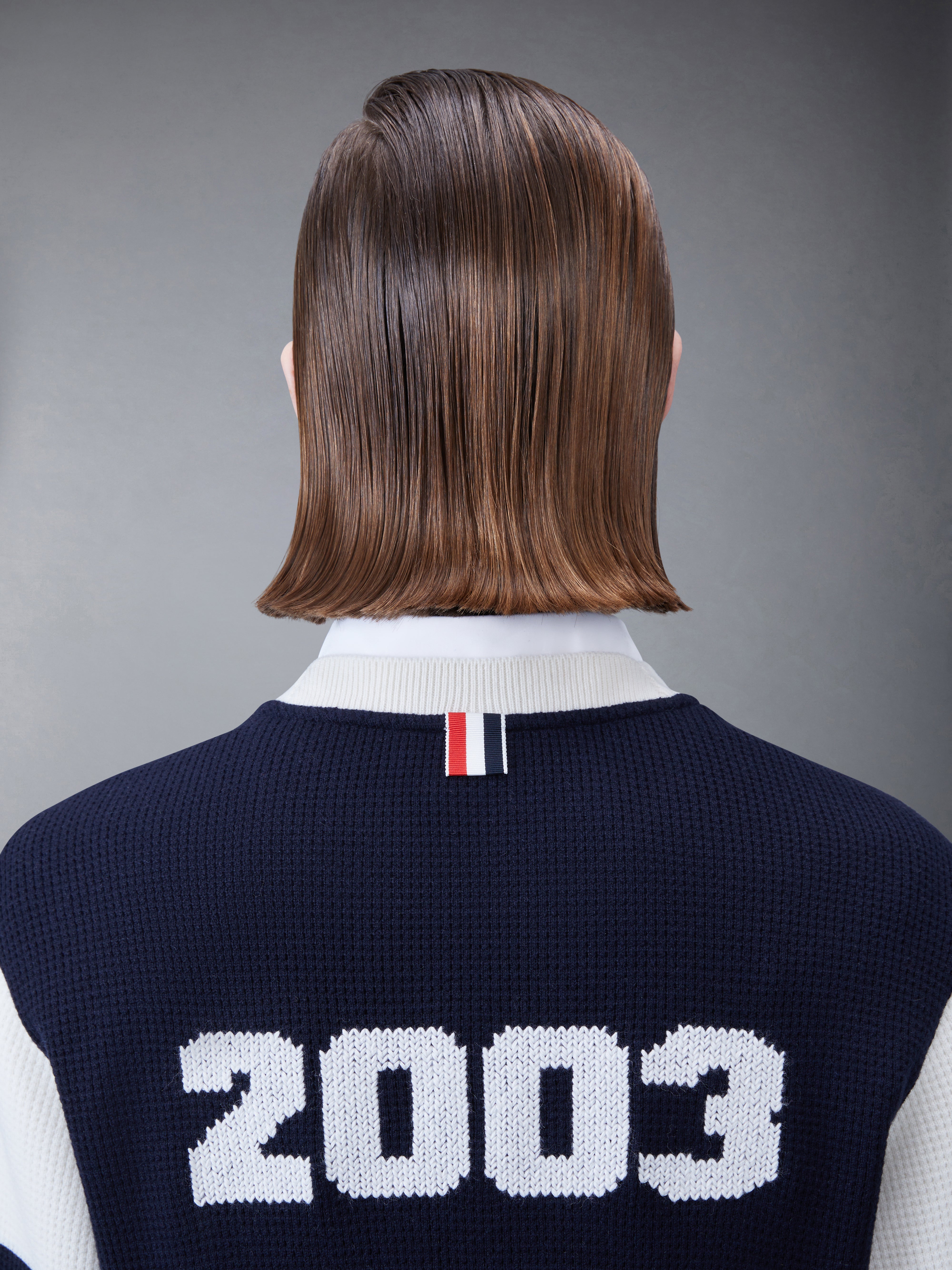 Cashmere Waffle 2003 4 Bar Sweatshirt | Thom Browne