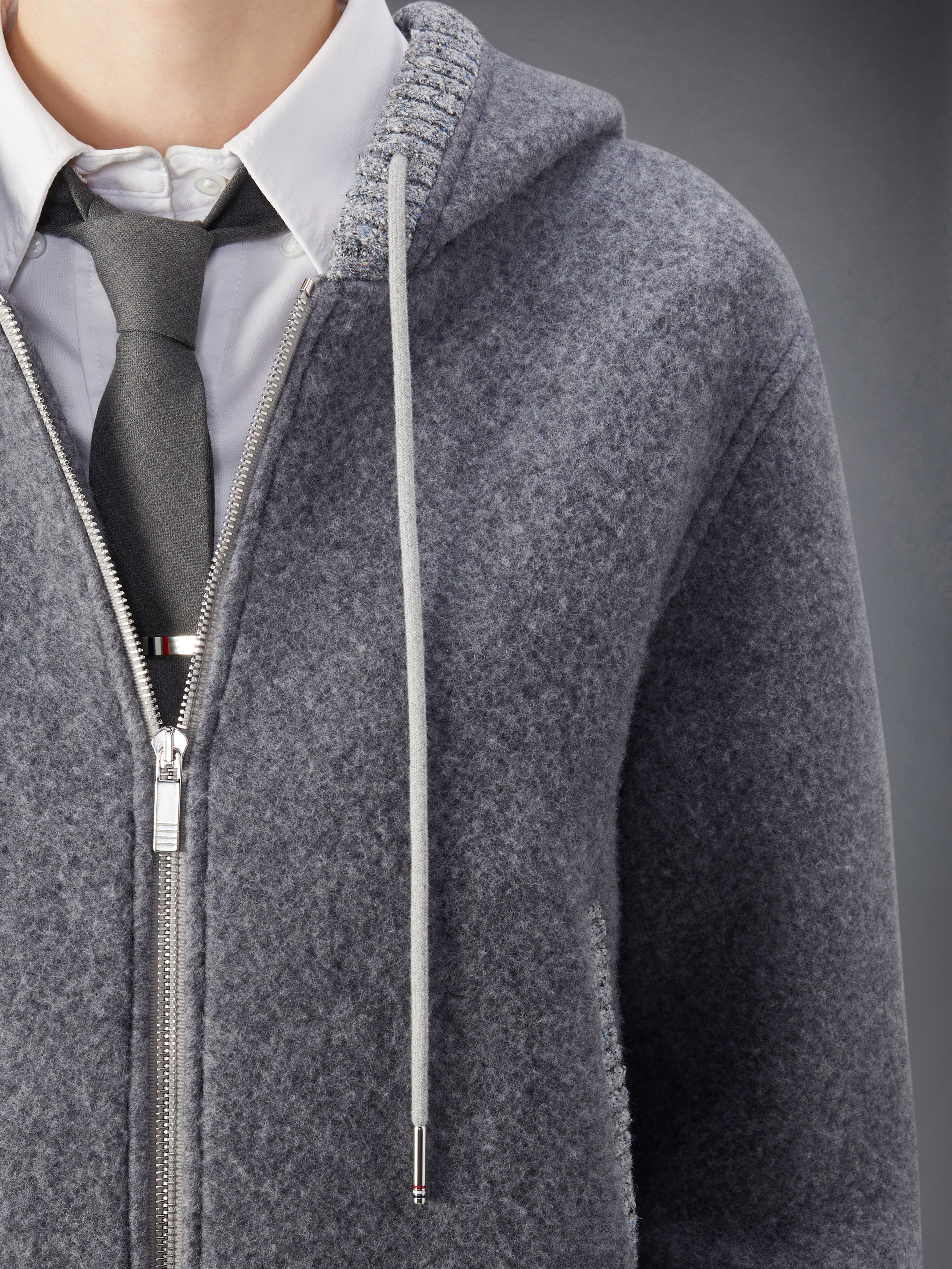 THOM BROWNEグレー フルジップ フード付きパーカー 値下げ可能 THOM BROWNEグレー フルジップ フード付きパーカー 値下げ可能 THOM