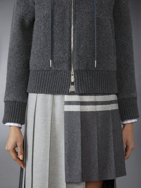 WOOL FLEECE ZIP UP HOODIE - image 5