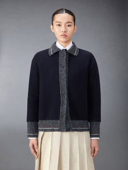 WOOL FLEECE CARDIGAN
