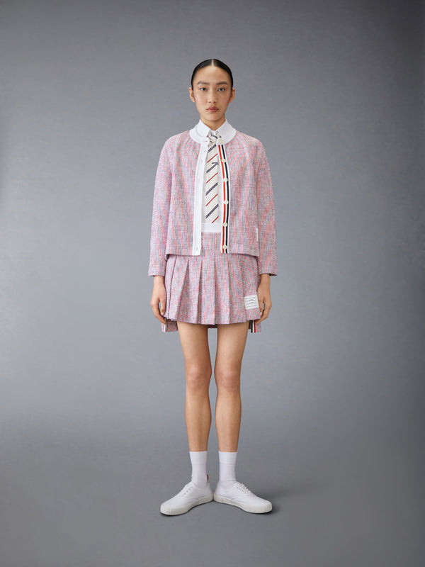 COTTON TWEED CREW NECK CARDIGAN - image 3