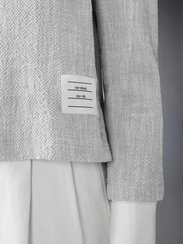 COTTON TWEED CREW NECK CARDIGAN - image 4