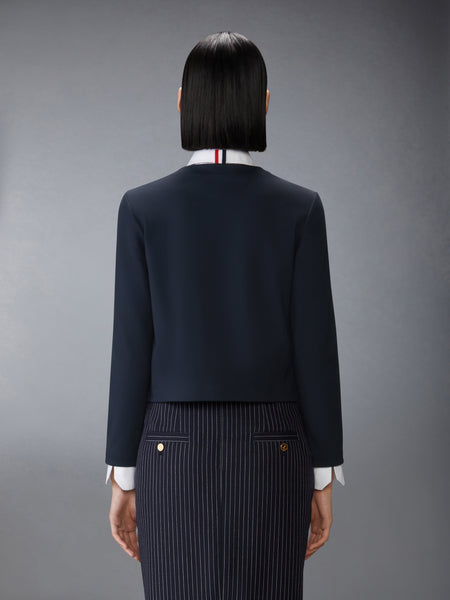 COMPACT MILANO CREW NECK CARDIGAN