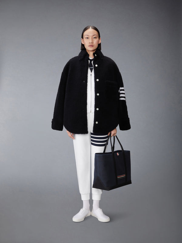 CLASSIC LOOPBACK 4-BAR ZIP UP HOODIE - image 3