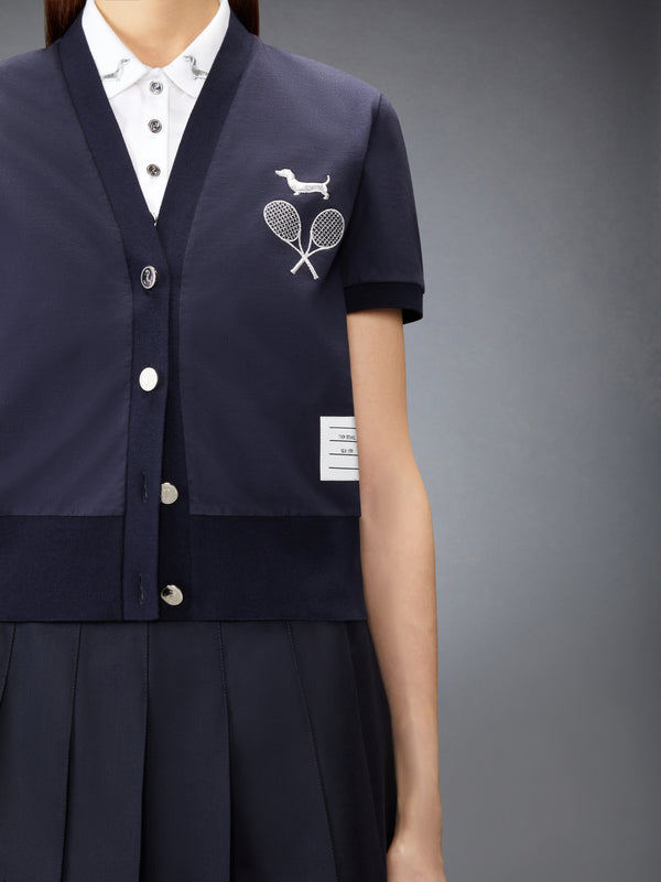 JERSEY EMBROIDERY CARDIGAN - image 5