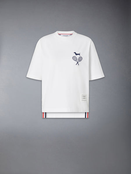 JERSEY EMBROIDERY TEE WHITE