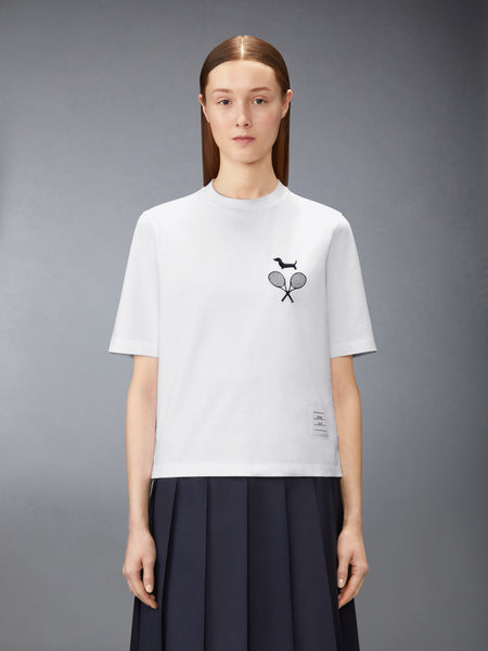 JERSEY EMBROIDERY TEE WHITE