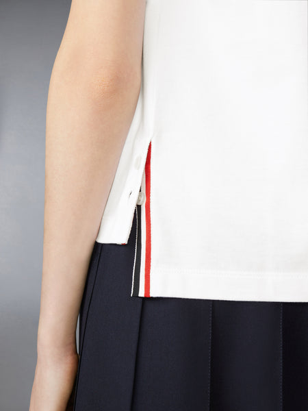 JERSEY EMBROIDERY TEE WHITE