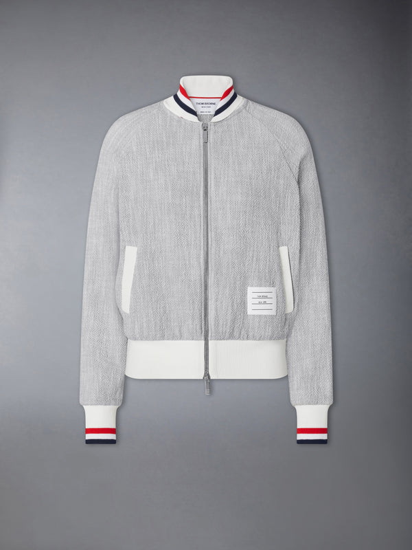 COTTON TWEED RWB CUFF BOMBER JACKET - featured image