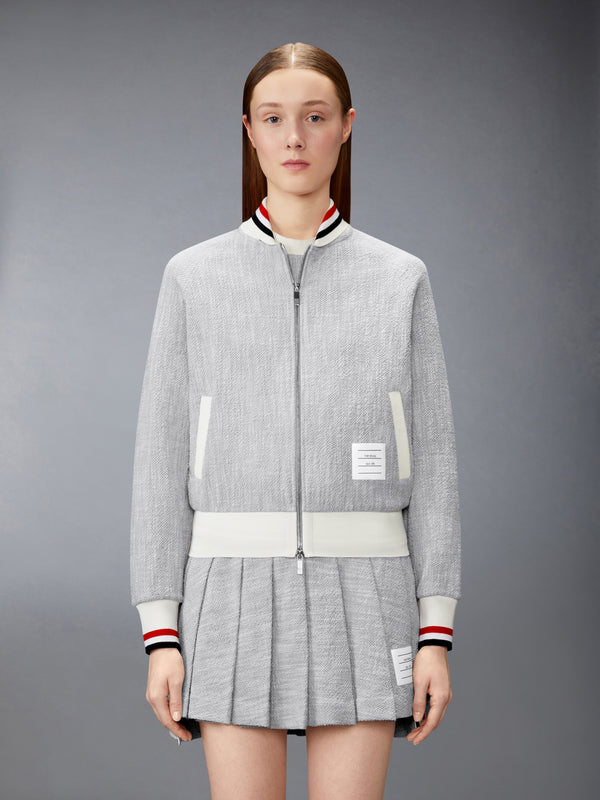 COTTON TWEED RWB CUFF BOMBER JACKET - image 1