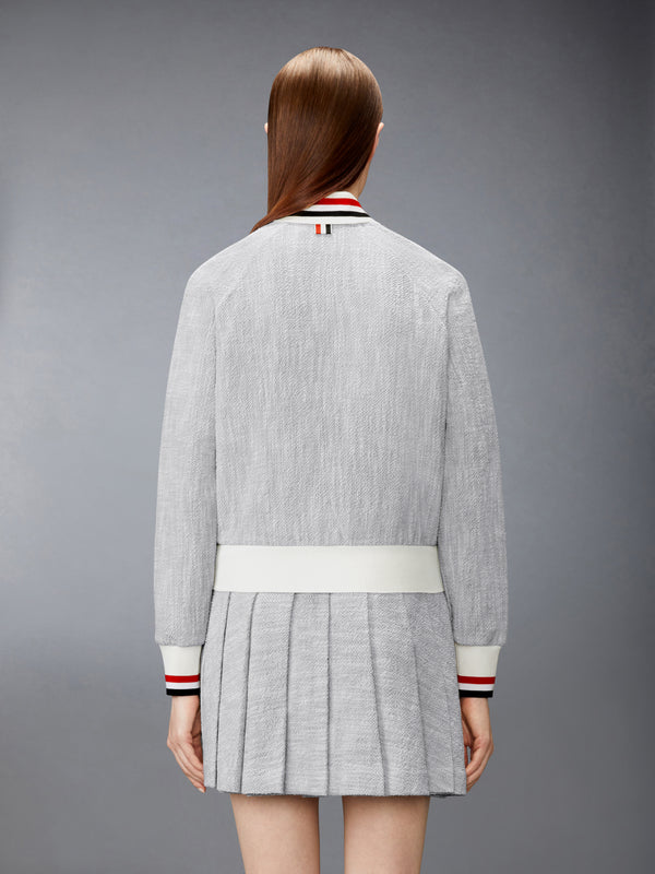 COTTON TWEED RWB CUFF BOMBER JACKET - image 2
